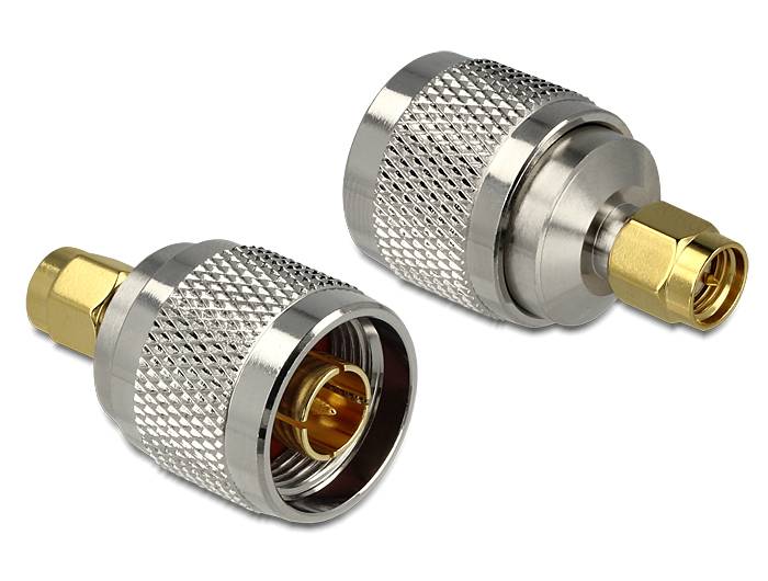 DeLOCK - RF-Adapter - SMA (M) bis N-Anschluss (M)