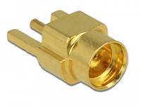 DeLOCK 65847, MMCX, Gold, 0 - 6000 MHz, 50 Ohm, Messing, Messing