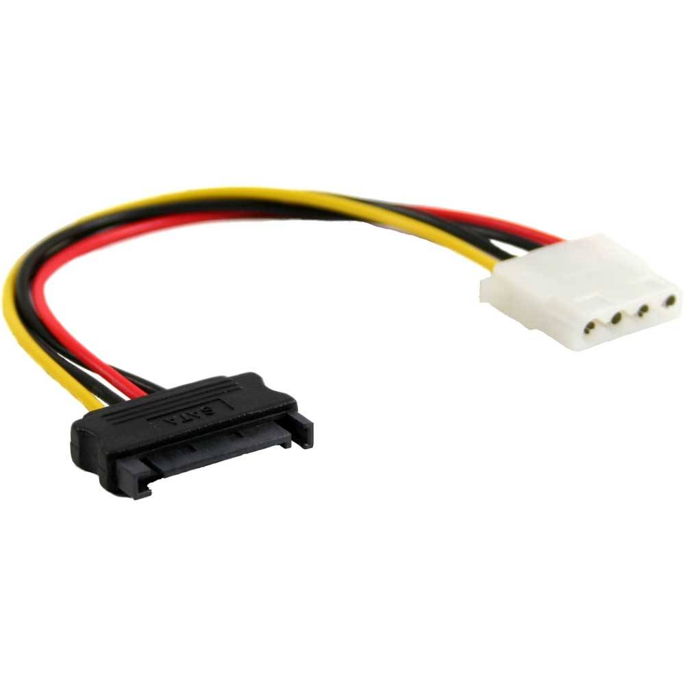 INLINE - SATA Stromadapterkabel - 15pol SATA Buchse an 4pol Stecker - 0,30m
