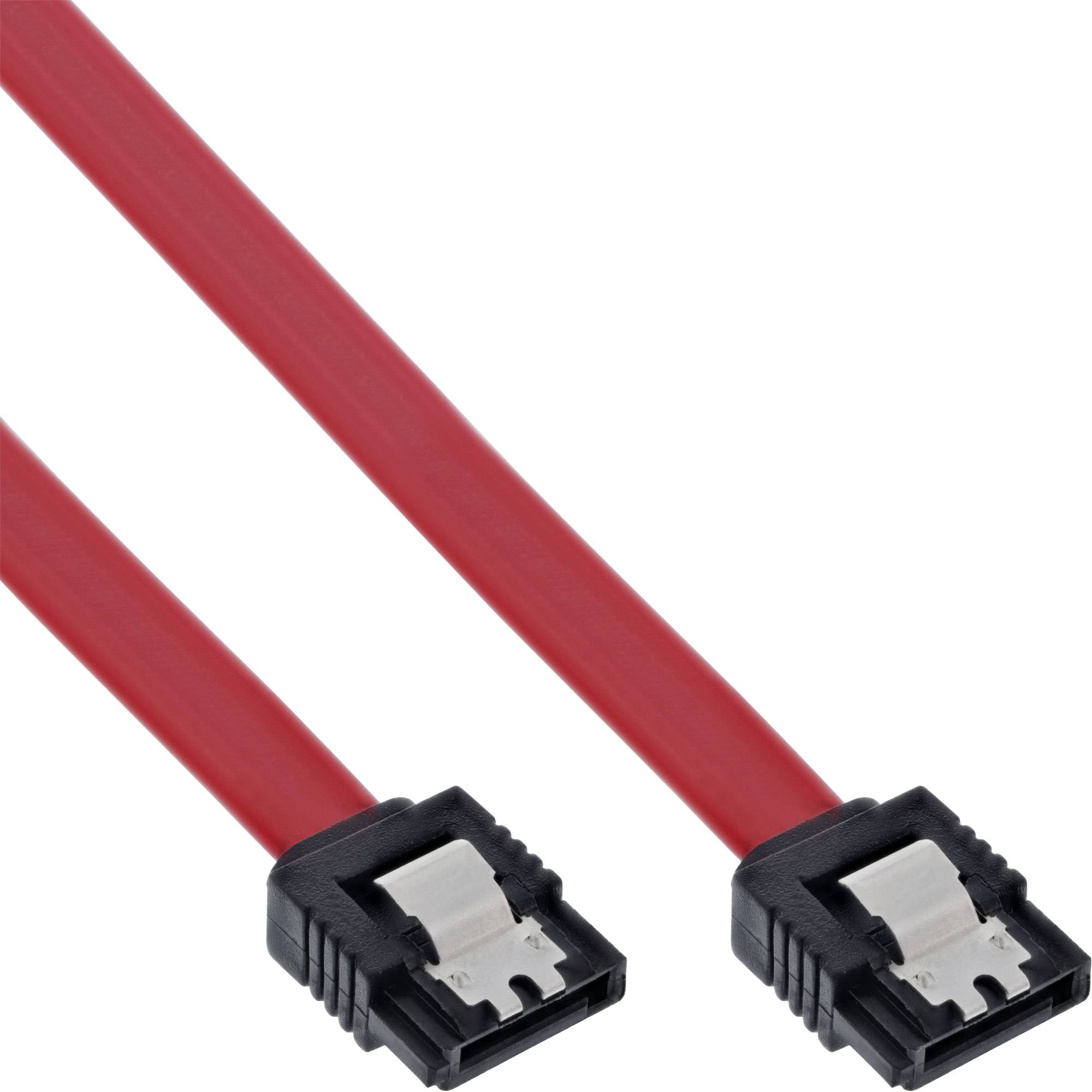 INLINE - SATA Anschlusskabel - mit Sicherheitslasche - 0,3m