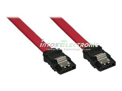 INLINE - SATA Anschlusskabel - mit Sicherheitslasche - 0,3m