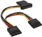 InLine - Netz-Splitter - SATA-Stromstecker (M)