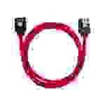Case acc Corsair Prem. sleeved cable set SATA red, 60cm