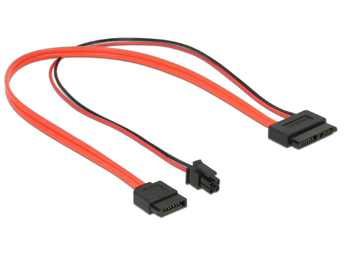 DeLOCK - SATA-Kabel - Serial ATA 150/300/600 - Slimline SATA (R)