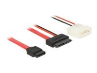 DeLOCK - SATA-Kabel - Slimline SATA (W) bis interne Stromversorgung, 4-polig, SATA