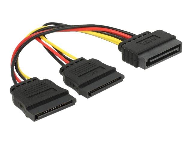 DeLOCK - Netz-Splitter - SATA-Stromstecker (M)