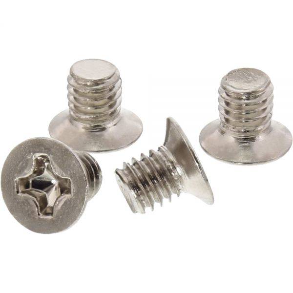 INLINE - Schraubenset - f. 2,5"" HDD/SSD - 3mm - flacher Senkkopf - silber 100er Pack