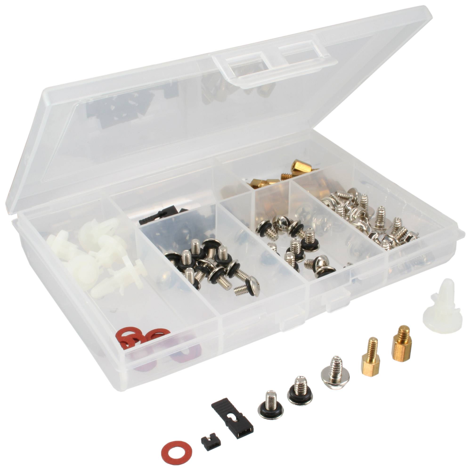 INLINE - PC-Schraubenset - 96-teilig - für PC-Montage
