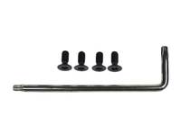 2N Telecommunications 9151018, Schraubensatz, Torx, Schwarz, 4 Stück(e)