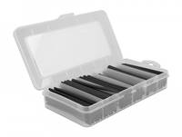 Delock Wärmeschrumpfschlauch-Kit - Schwarz - Heat shrink tube assortment box - d