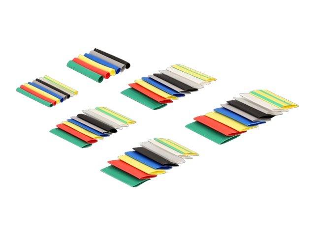 DeLOCK Heat Shrink Tube Set (108 pieces) - Wärmeschrumpfschlauch-Kit