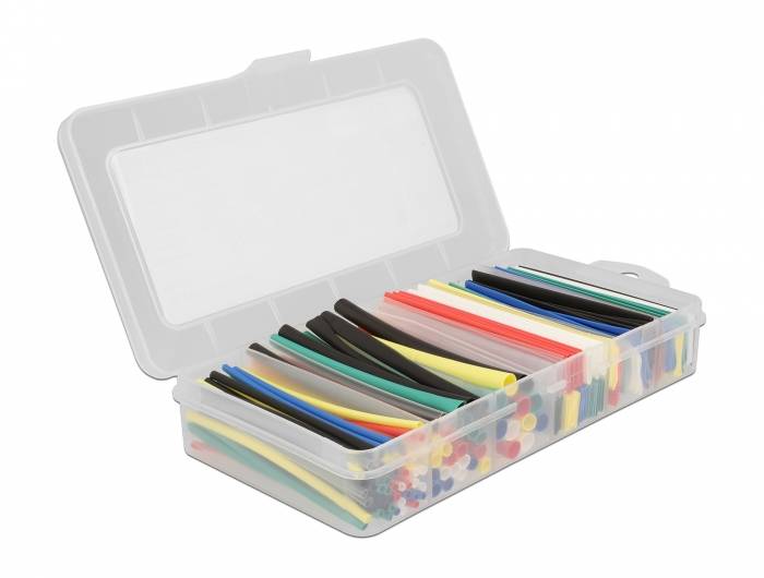 Delock - Wärmeschrumpfschlauch-Kit - Schwarz