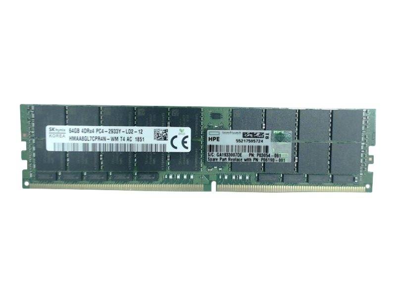 Ein grünes Computer-RAM-Modul mit Speicherchips und Produktetiketten auf weißem Hintergrund.