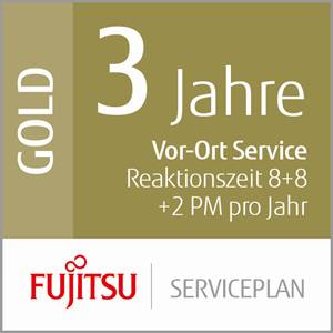 Fujitsu Scanner Service Program 3 Year Gold Service Plan for Fujitsu Low-Volume Production Scanners - Erweiterte Servicevereinbarung (Verlängerung)