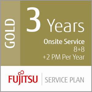 Fujitsu Scanner Service Program 3 Year Gold Service Plan for Fujitsu Low-Volume Production Scanners - Erweiterte Servicevereinbarung (Verlängerung)