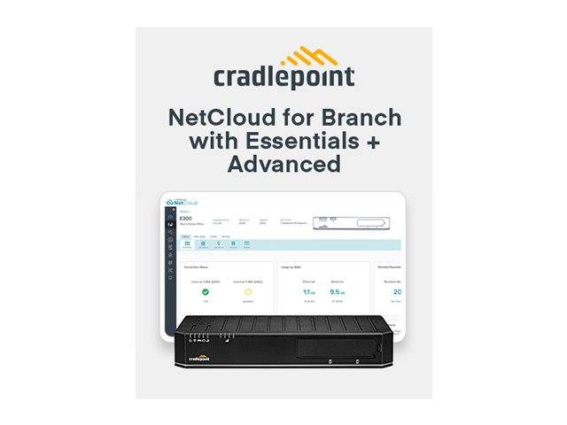 Cradlepoint NetCloud Enterprise Branch Essentials + Advanced Package - Abonnement-Lizenz (5 Jahre)