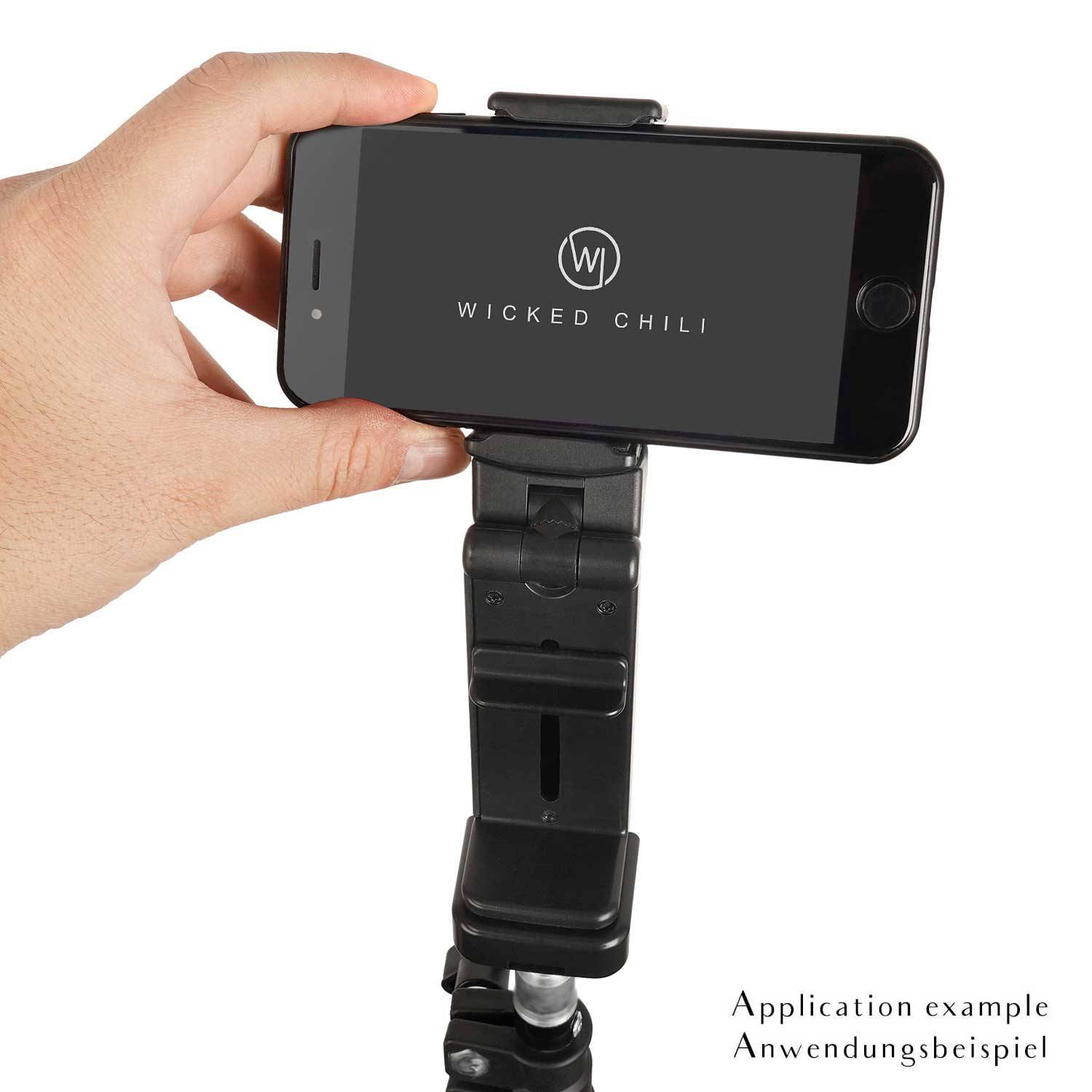 Wicked Chili 1/4 Zoll Gewinde Adapter für Smartphone Travel Mount, Handyhalterung-Adapter mit Gewindeloch für Halterung