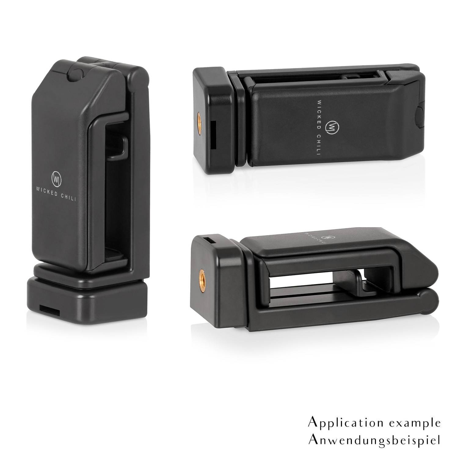 Wicked Chili 1/4 Zoll Gewinde Adapter für Smartphone Travel Mount, Handyhalterung-Adapter mit Gewindeloch für Halterung