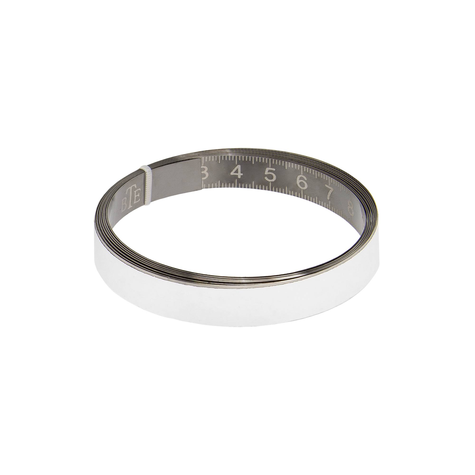 SCHMIDT systemprofile Maßband 1m-1m Mitte Skala Edelstahl Skalenbandmaß selbstklebend Bandmaß