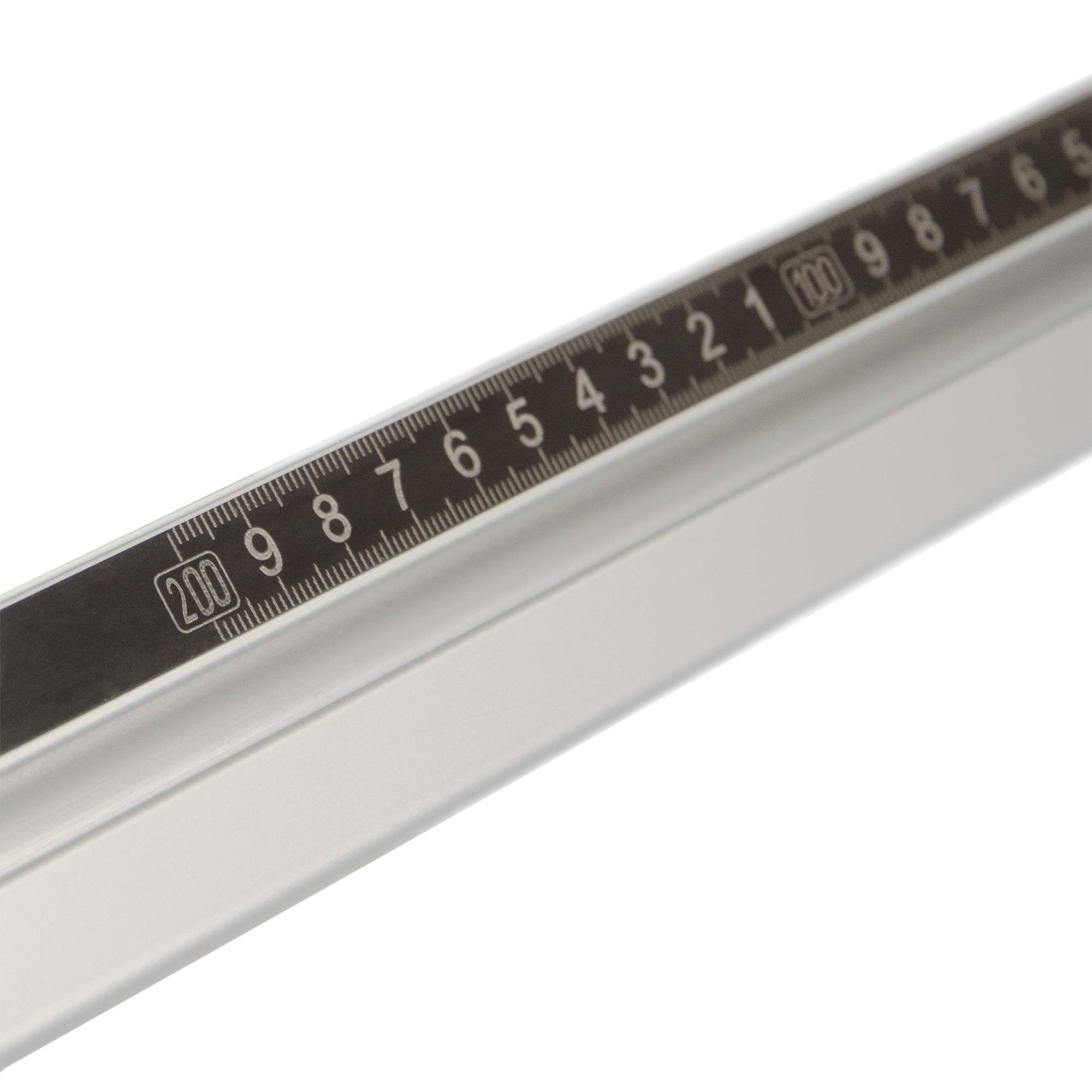 SCHMIDT systemprofile Längenanschlag C 2m Aluminium-Profil Säge-Anschlag Rechts-Links Maßband 2x Ablängklappe