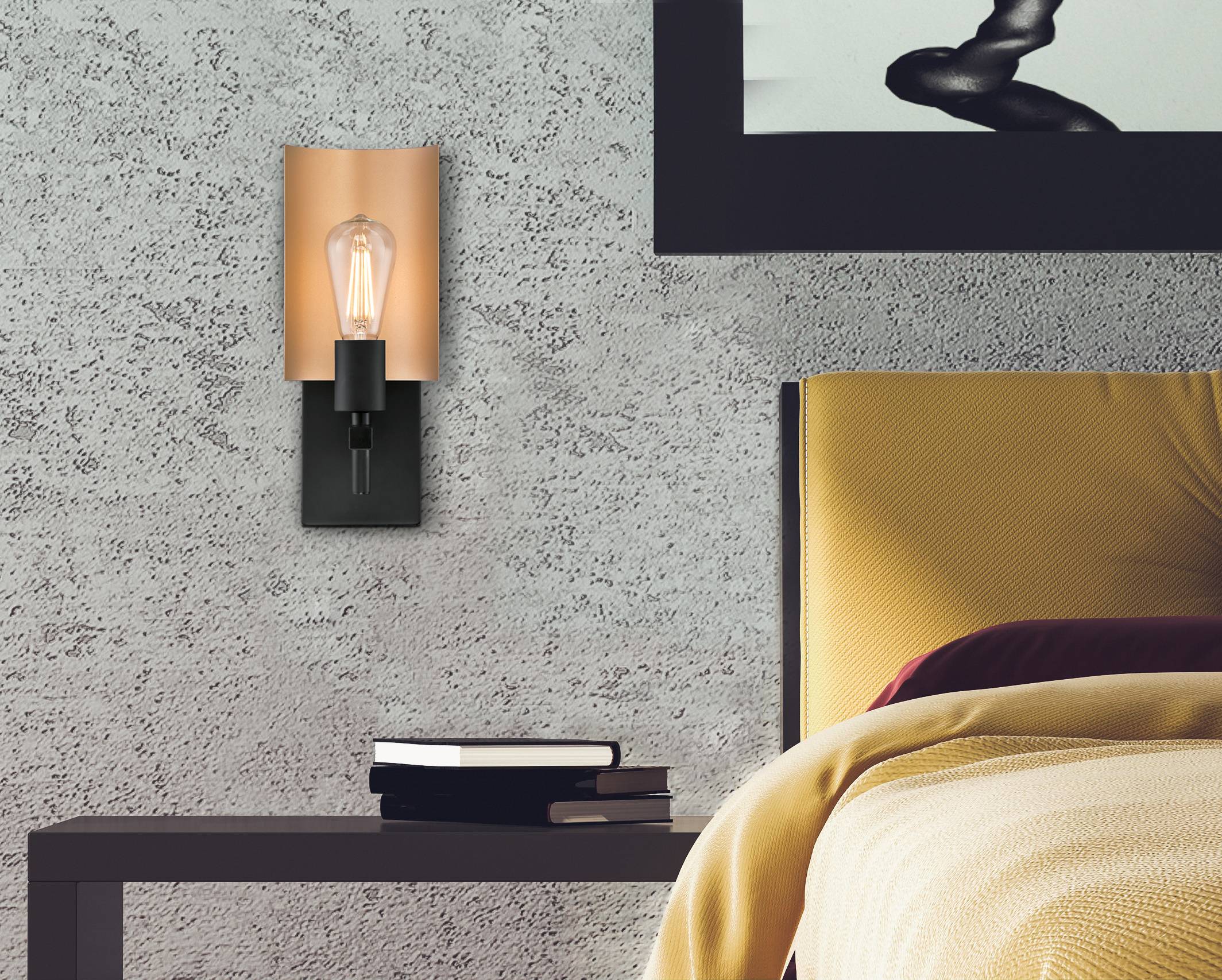 Einflammige Wandleuchte Sirino