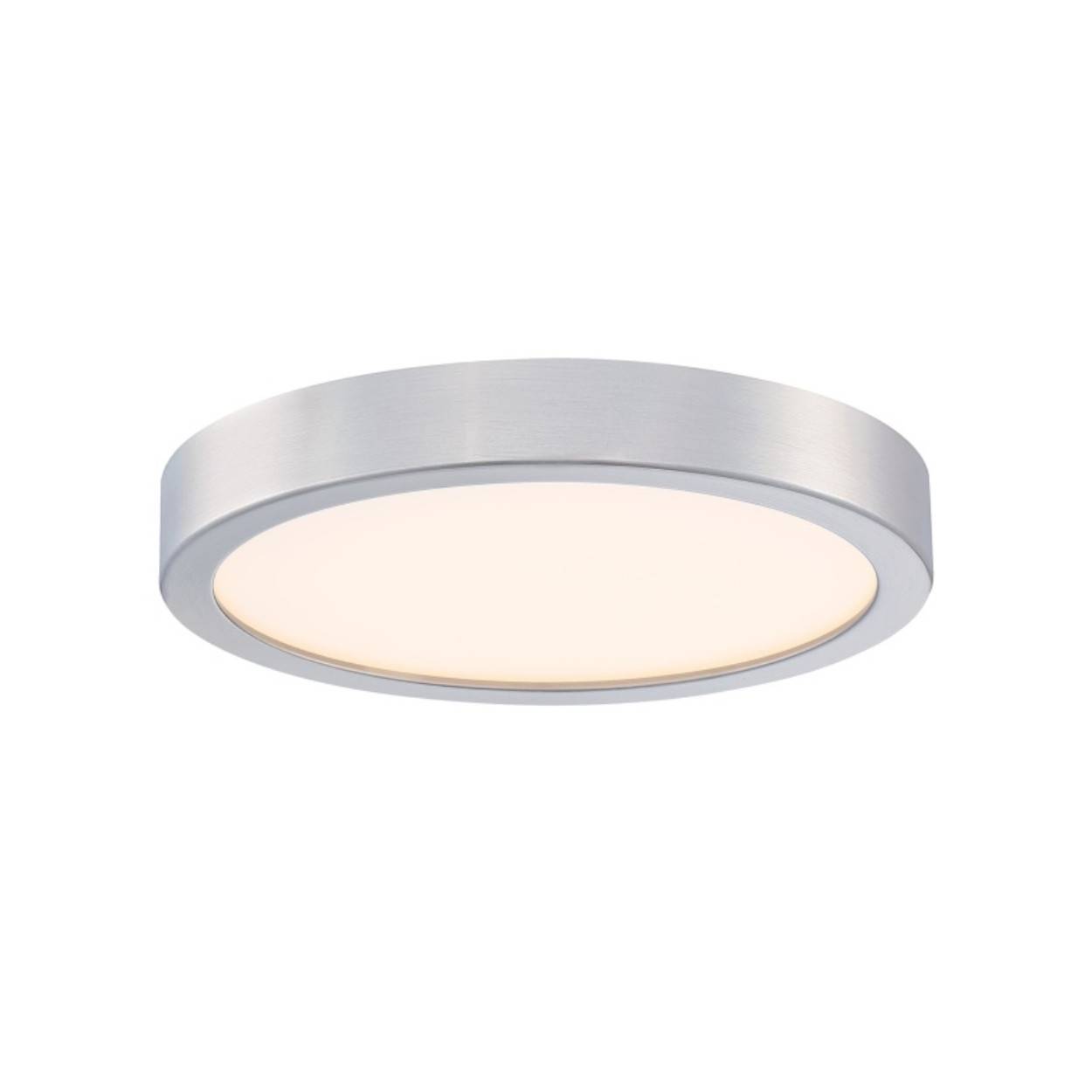 LED Deckenleuchte Flat Nickel / Acryl 21 cm