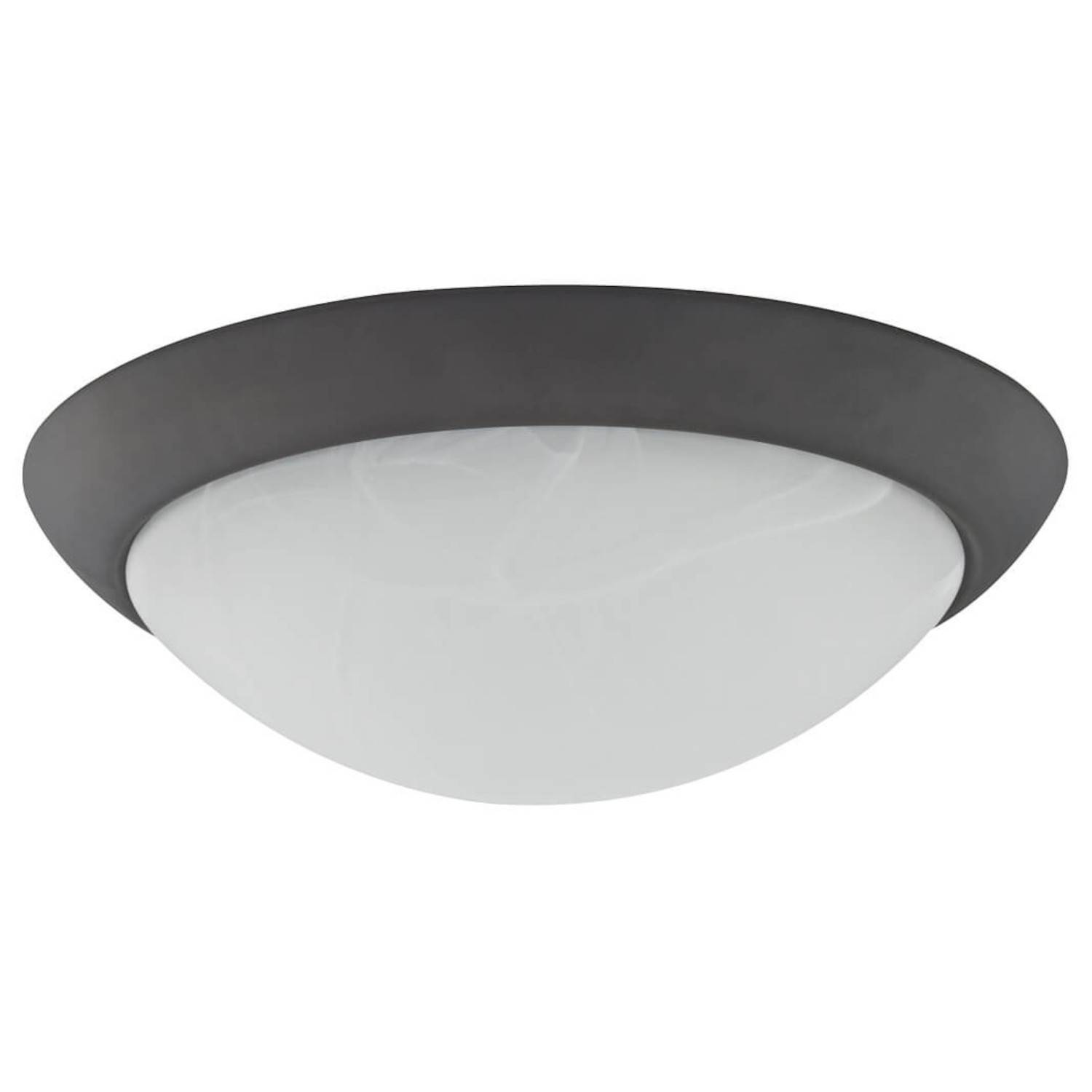 Dimmbare LED Deckenleuchte 28 cm Bronze geölt