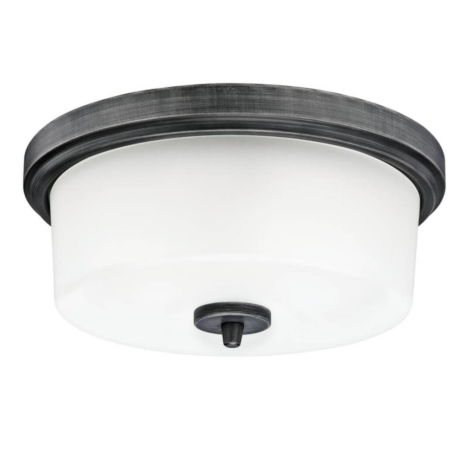 Deckenleuchte Cedric Aluminium gealtert mit 2 Lampen