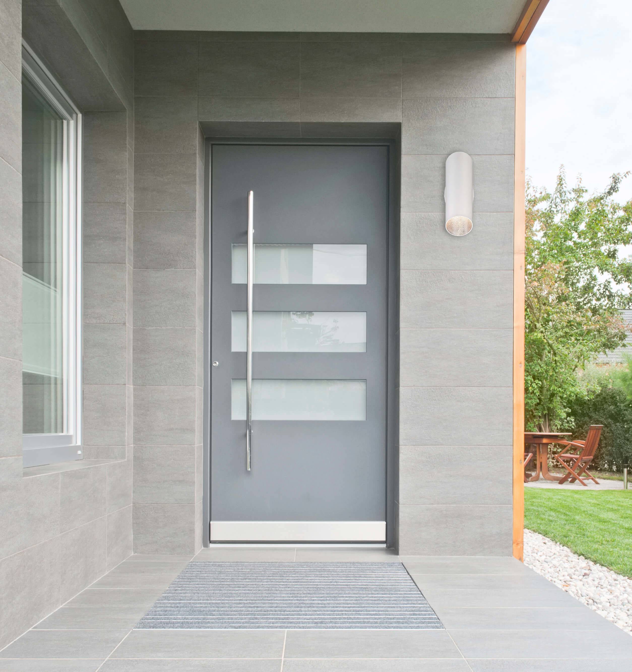 Dimmbare LED Außen Wandleuchte Up & Down Skyline Weiß