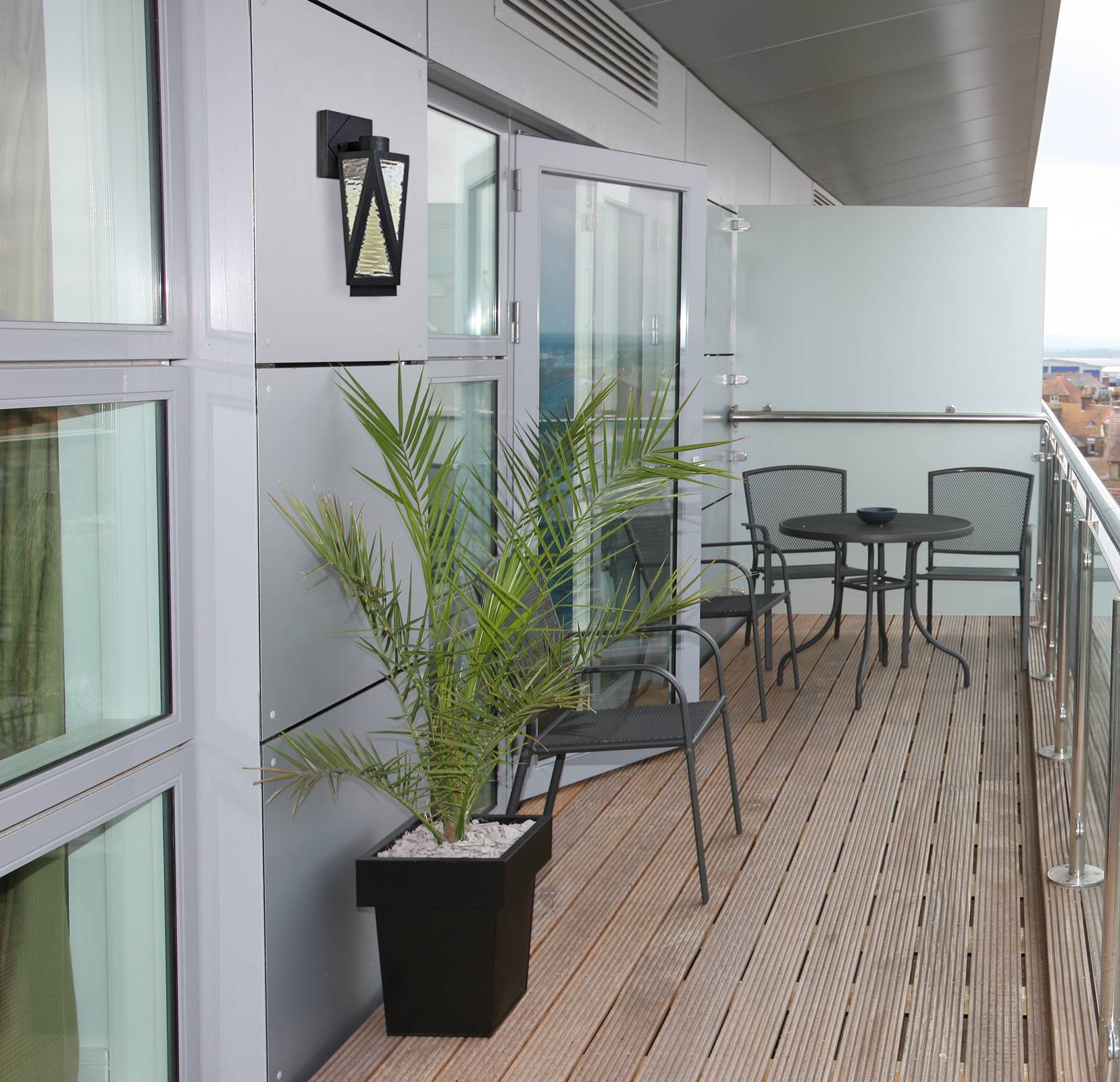 Außen LED Wandleuchte Zion Eisen