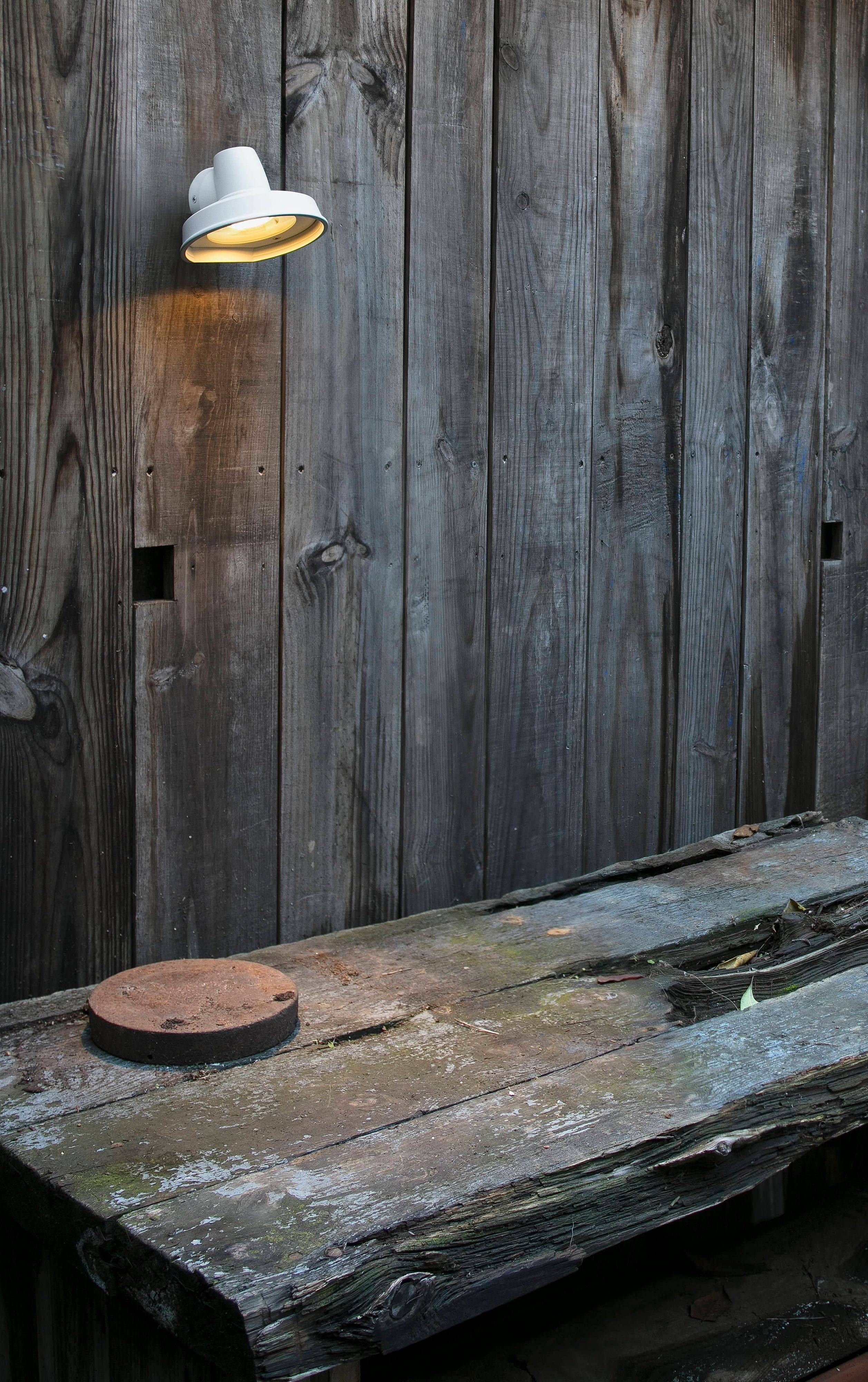 Außen Wandleuchte Bronx Weiß