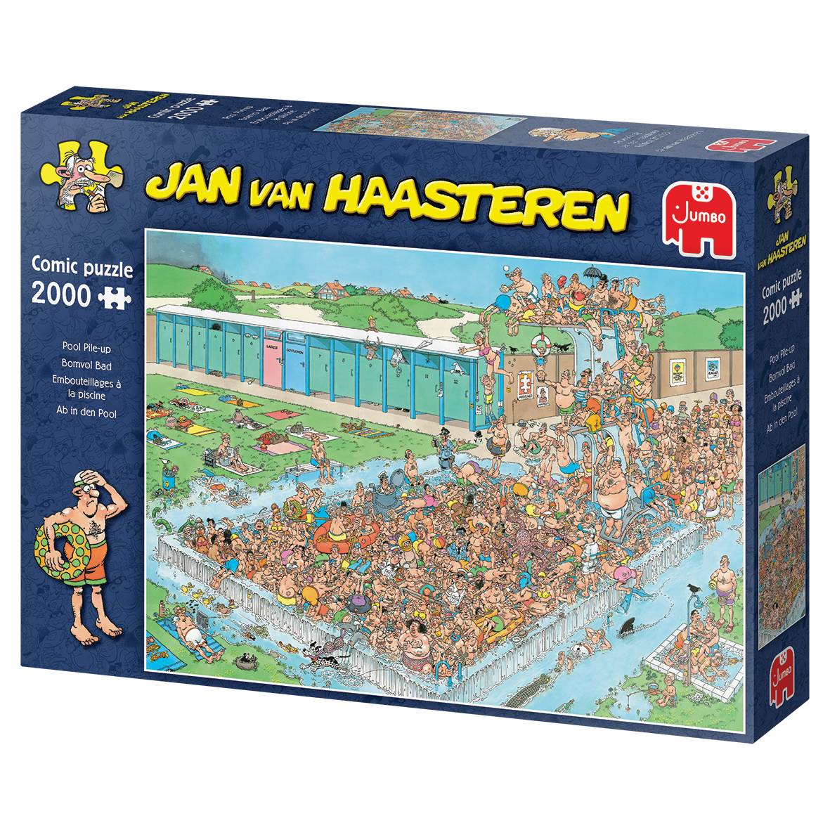 JUMBO 20040 Jan van Haasteren Ab in den Pool 2000 Teile Puzzle