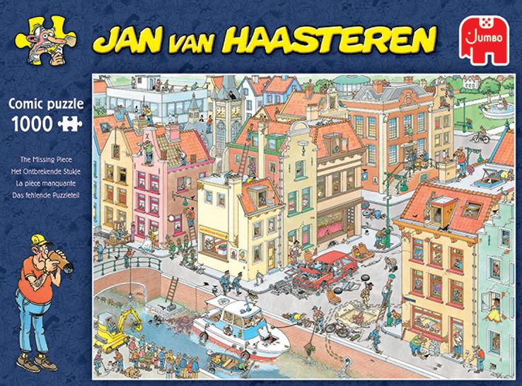 Jan van Haasteren Das fehlende Puzzleteil 1000 Teile Puzzle