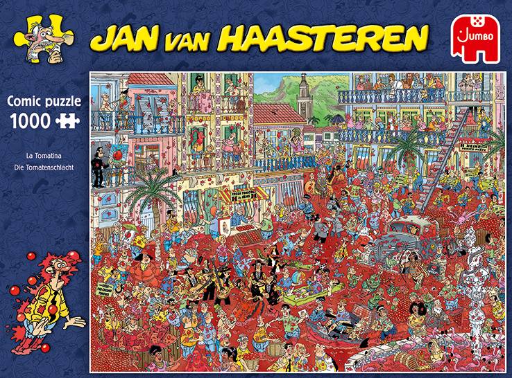 JUMBO 20043 Jan van Haasteren Die Tomatenschlacht 1000 Teile Puzzle