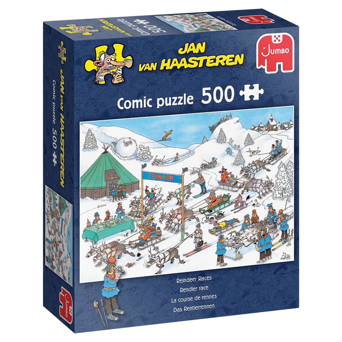 Jan van Haasteren Das Rentierrennen 500 Teile Puzzle