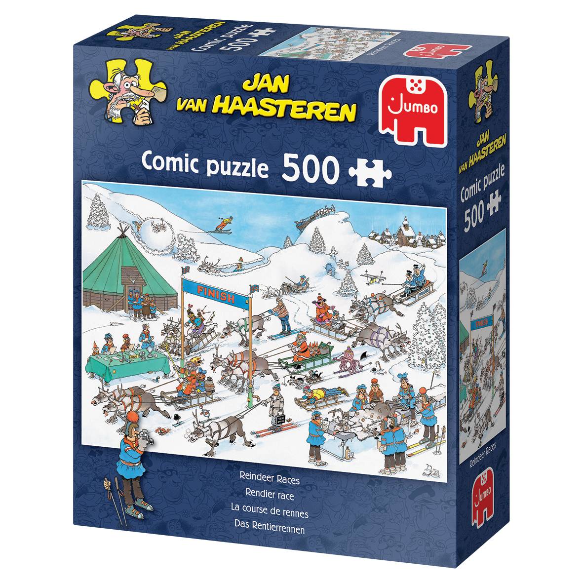 Jumbo 20051 Jan van Haasteren Das Rentierrennen 500 Teile Puzzle