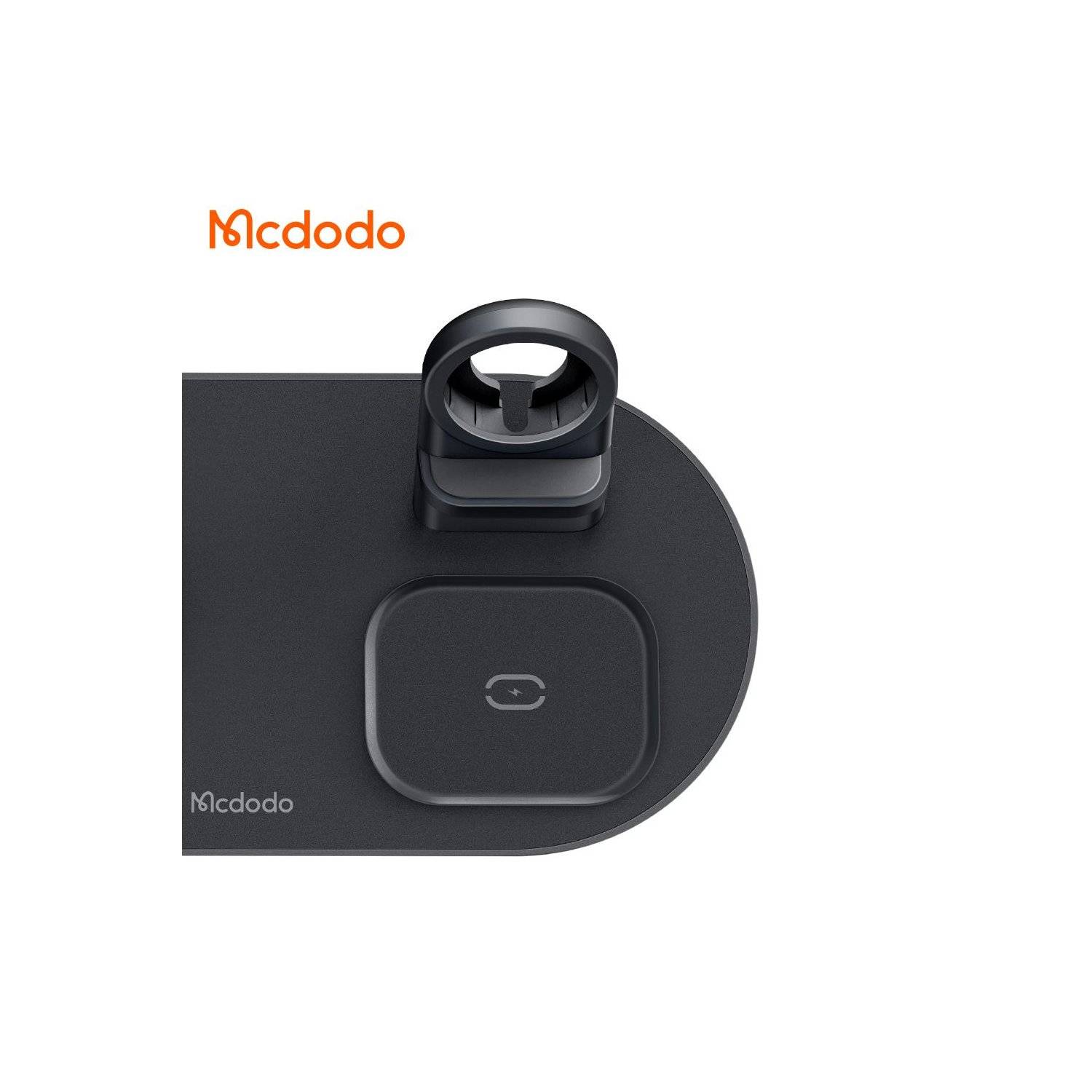 Mcdodo 3in1 Magnetisch Wireless Charger Ladestation kompatibel mit Smartphone, Watch, TWS-Kopfhörer, schwarz