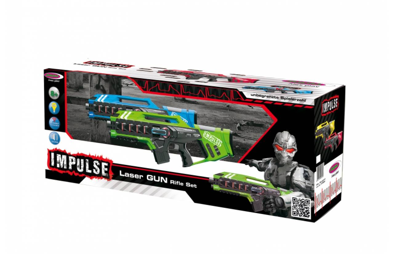 Jamara 410084, Spielzeugpistole, Junge/Mädchen, Blau, Grün, 2 Stück(e)