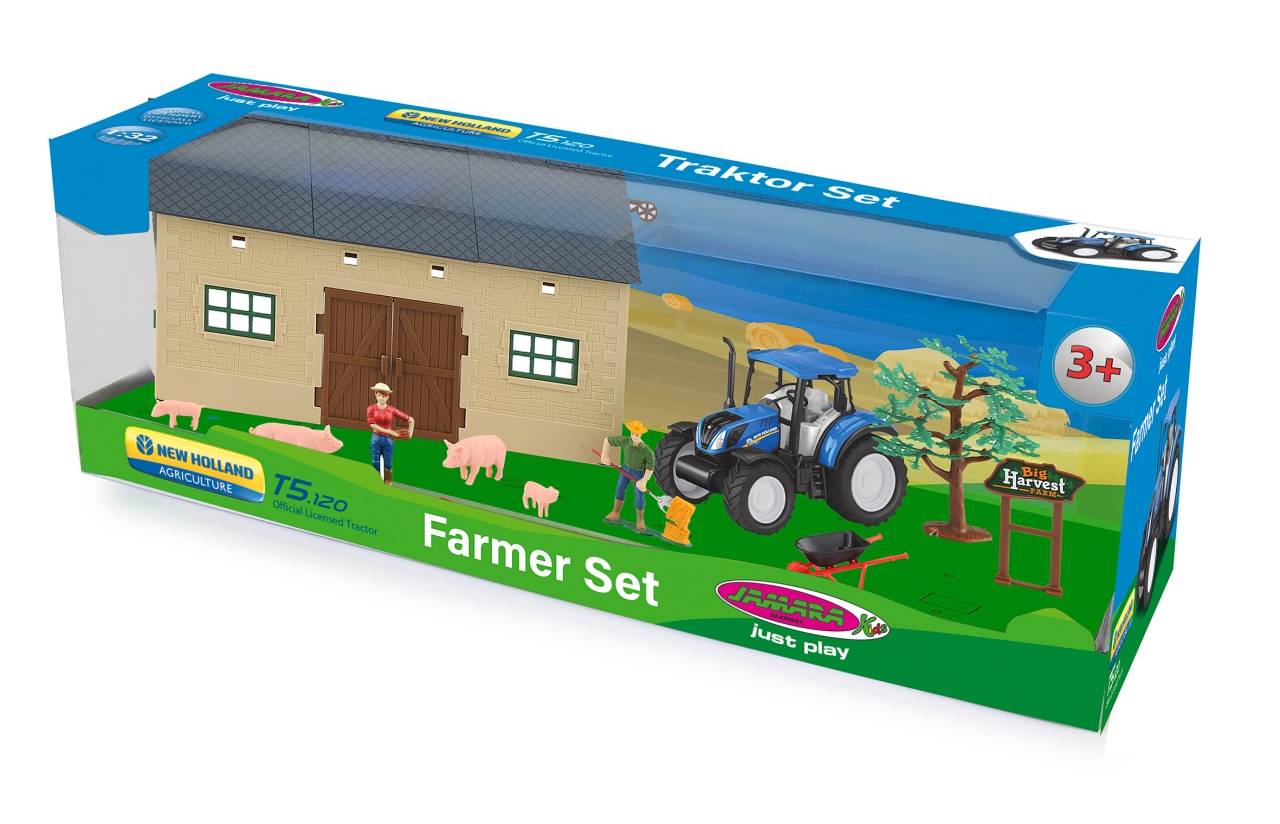 Jamara New Holland Farmer Set 1, Bauernhof, Junge, 3 Jahr(e), Mehrfarben