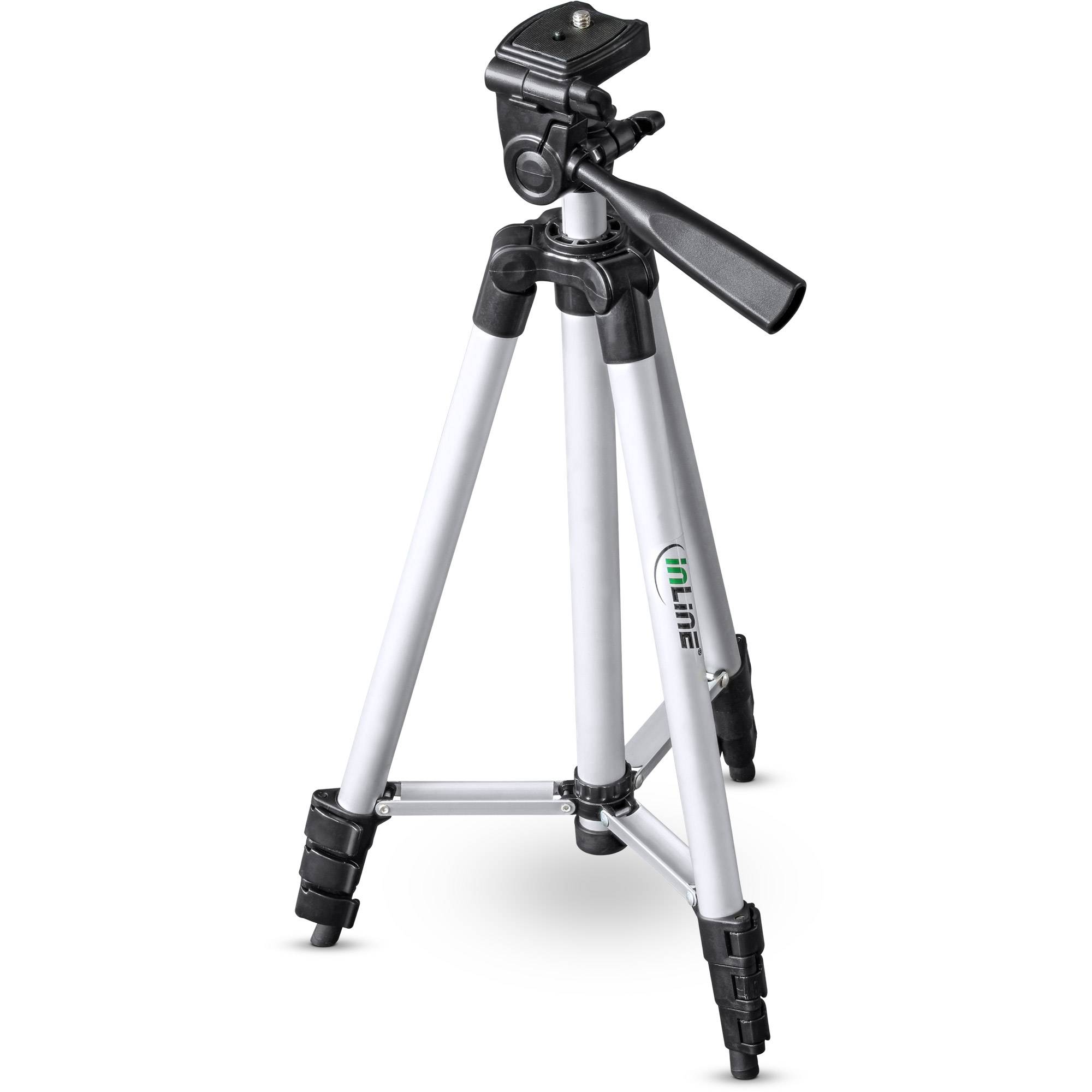 INLINE - Stativ für Digitalkameras und Videokameras - Aluminium - Höhe max. 1,30m