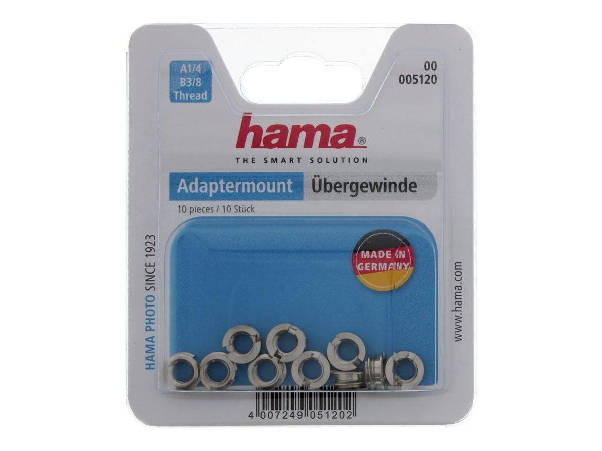 Hama Tripod Conversion Bushings - Stativ-Reduzierhülse (3/8 Zoll auf 1/4 Zoll)