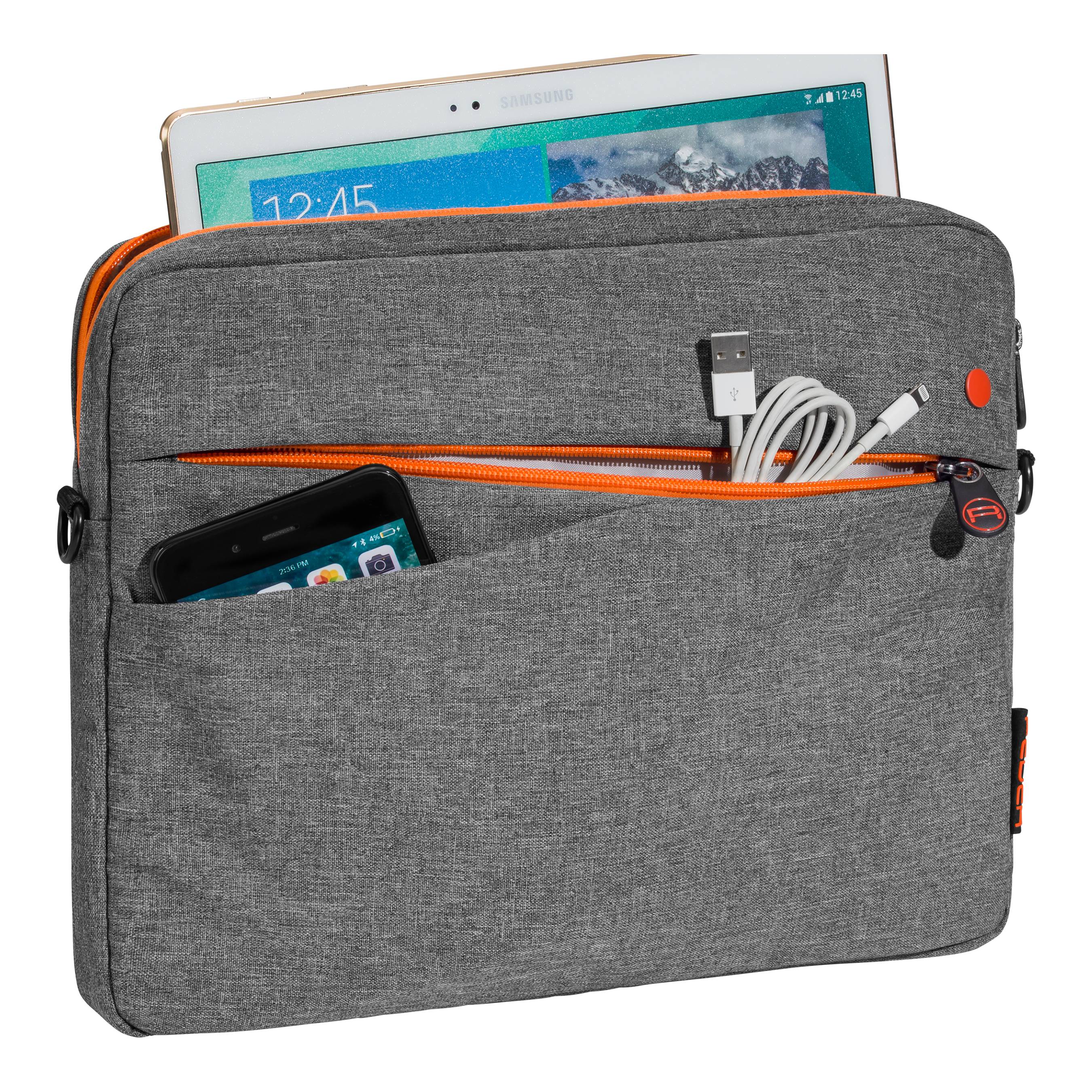 PEDEA 64060055, Messengerhülle, Jede Marke, Apple iPad 2017/2018, Apple iPad Pro 10.5, Apple iPad Pro 11, Apple iPad Pro 12.9, Samsung Galaxy...