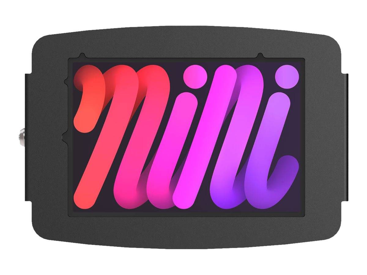 Compulocks iPad Mini 8.3-inch Secure Display Enclosure Black - Gehäuse - für Tablett - verriegelbar - hochwertiges Aluminium - Schwarz - Wandmontage