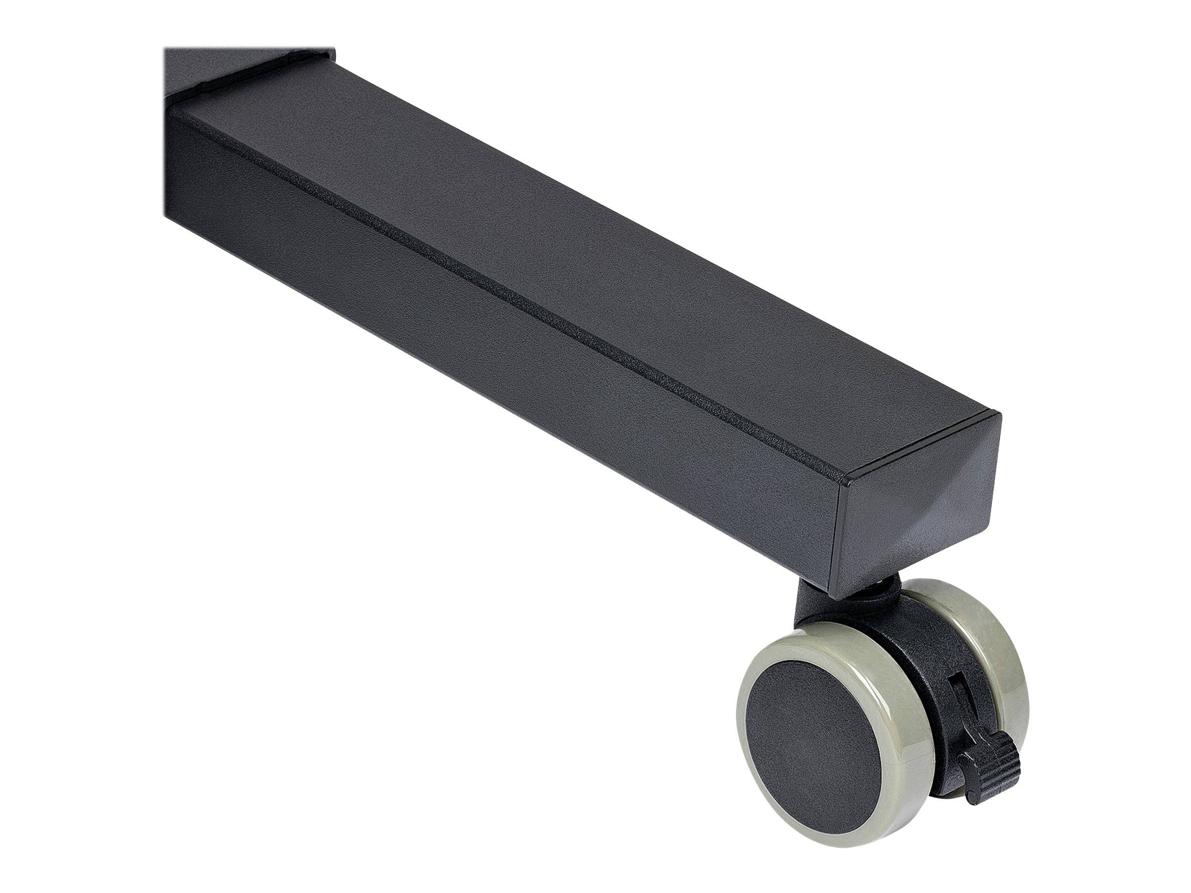 StarTech.com Mobiler Projektor- und Laptopständer/-wagen - Heavy Duty (2 Regale, jeweils 10 kg)