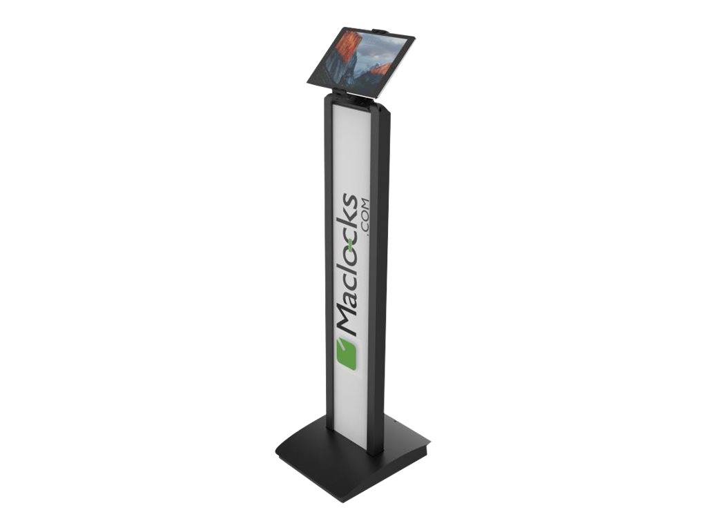 Compulocks Cling BrandMe Universal Tablet Floor Stand Black - Aufstellung - für Tablett - verriegelbar - Stahl - Schwarz - Bildschirmgröße: bis zu