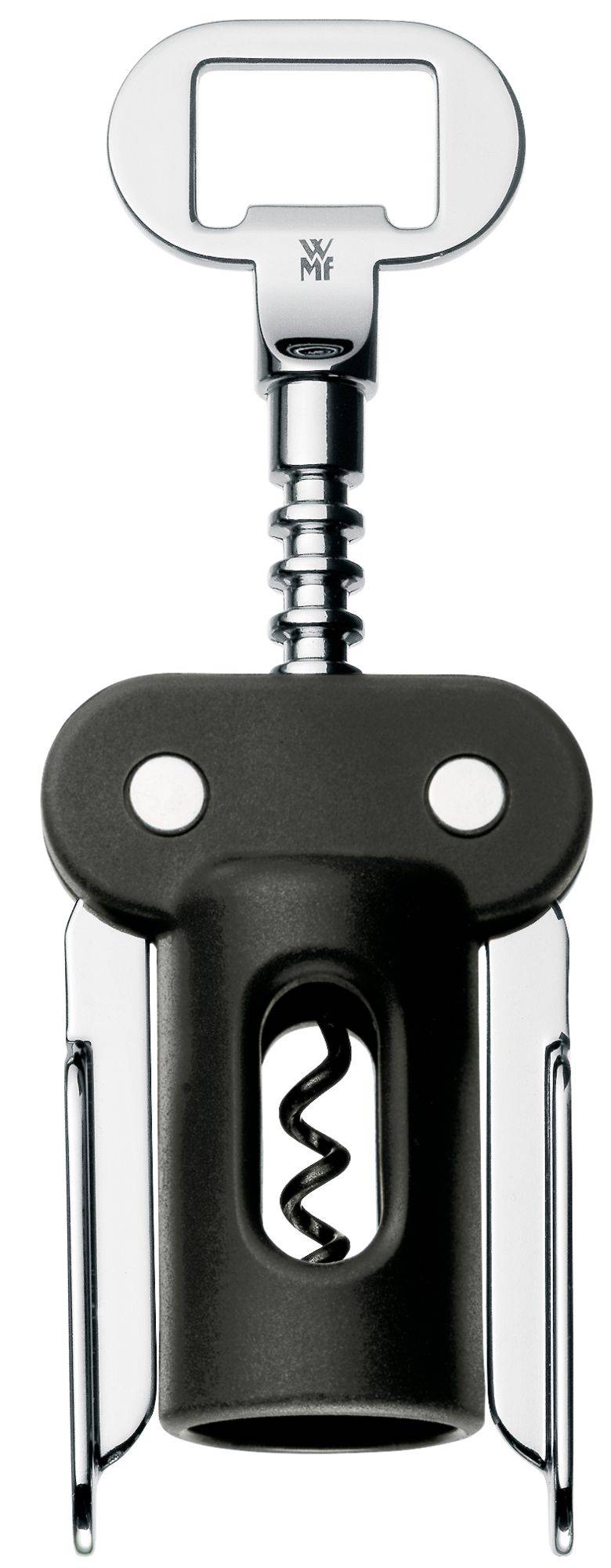 WMF 06.5818.6200 - Selbst ziehender Korkenzieher - Schwarz - Chrom - Chrom - Metall - Kunststoff - 200 mm