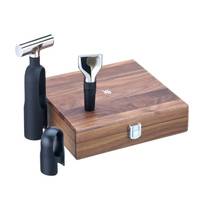 WMF 0662856040, Metall, Kunststoff, Holz, Schwarz, Walnuss