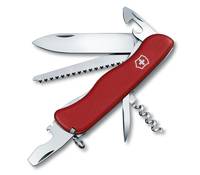 Victorinox Forester, Locking blade knife, Multi-Tool-Messer, Clippunkt, Polyamid, Rot, 12 Werkzeug