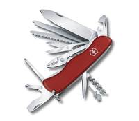 Victorinox Work Champ, Locking blade knife, Multi-Tool-Messer, Clippunkt, Polyamid, Rot, 21 Werkzeug