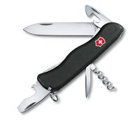 Victorinox Picknicker, Locking blade knife, Multi-Tool-Messer, Clippunkt, Polyamid, Schwarz, 11 Werkzeug